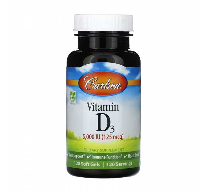 Vitamin D 5000 IU - 120 softgels