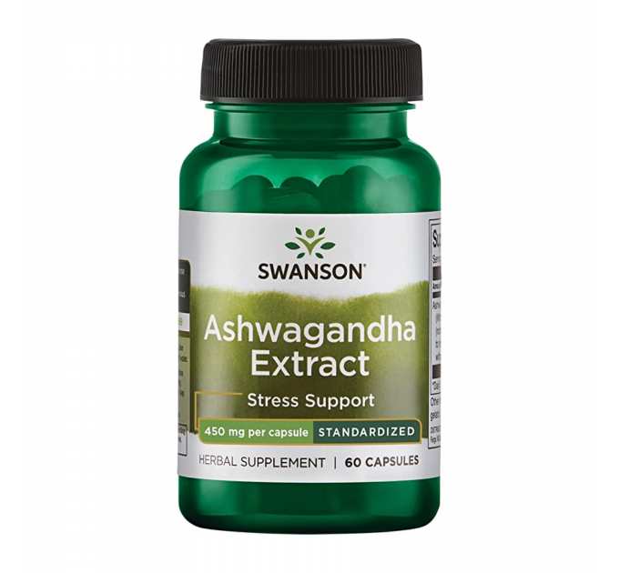 Ashwagandha Extract Standardized 450mg - 60 caps