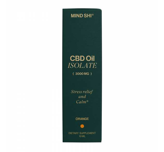 CBD Oil Isolate 3000 mg Orange - 10 ml