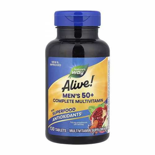 Alive!® Men's 50+ Energy - 130 tabs