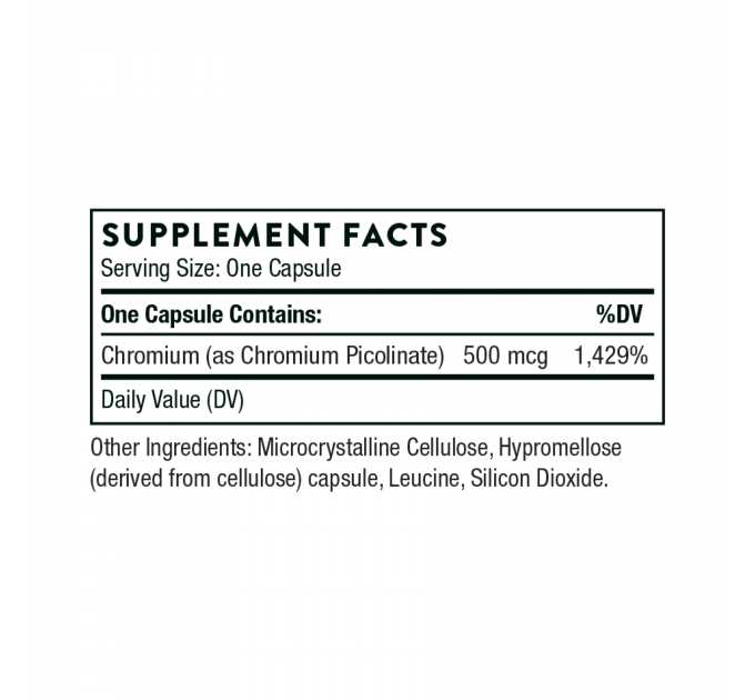 Chromium Picolinate - 60 caps