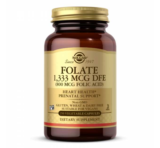 Folic Acid 800 mcg - 250 vcaps