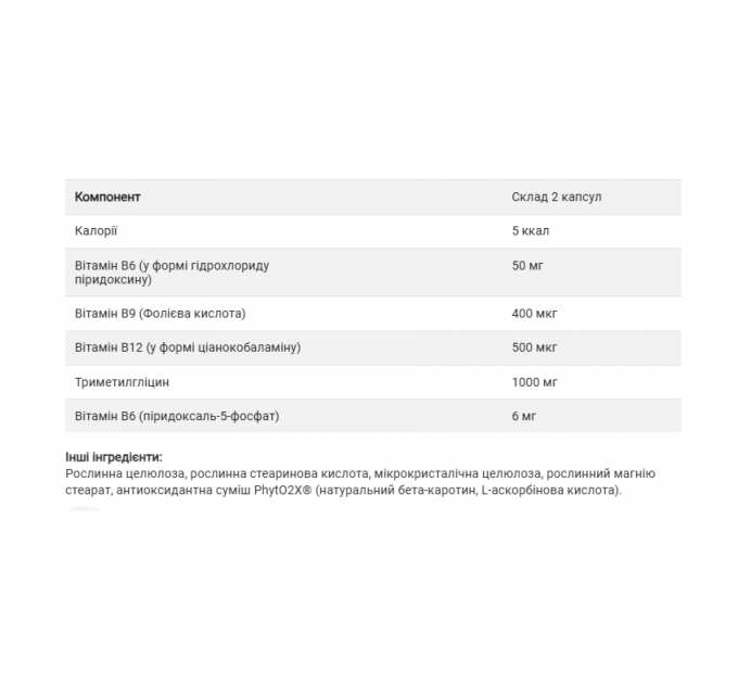 Gold Specifics Homocysteine Modulators - 120 vcaps