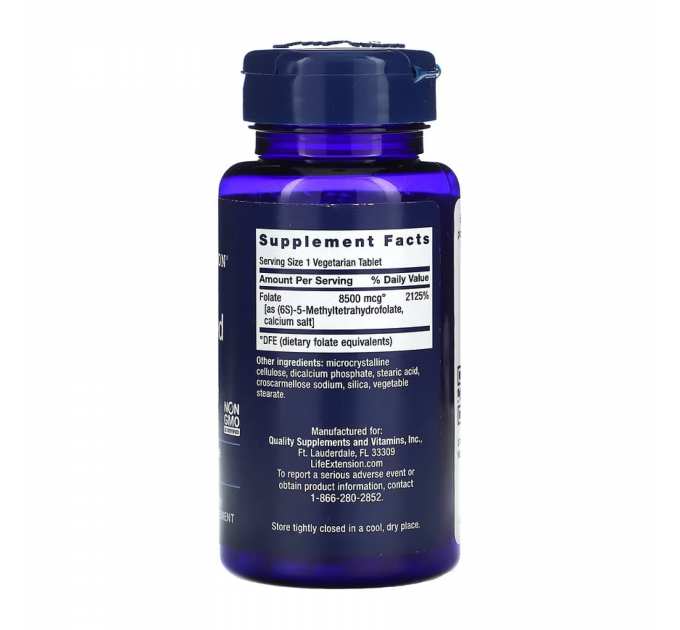 High Potency Optimized Folate 8500 mcg DFE - 30 tabs