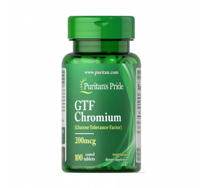 GTF Chromium 200 mcg - 100 tabs
