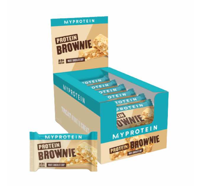 Protein Brownie - 12x75g White Chocolate