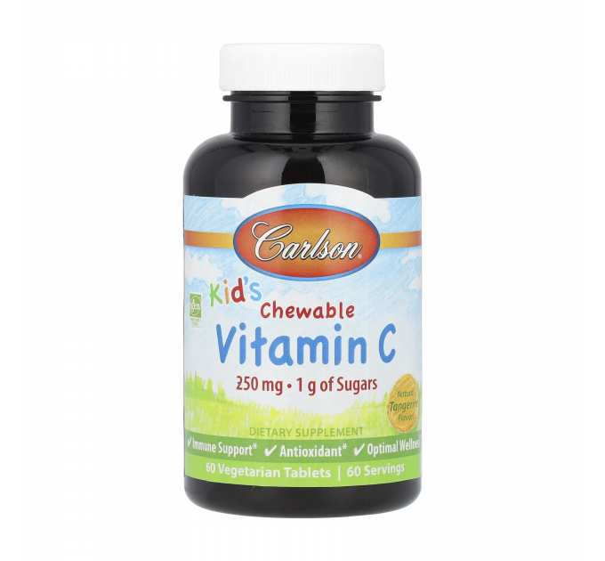 Carlson For Kids Chewable Vitamin C - 60 tabs
