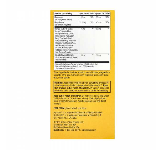 Kids Chewable Multivitamin - 120 tabs Orange and Berry
