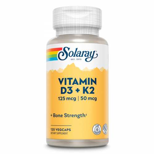 Vitamin D-3 & K-2 - 120 vcaps (Пошкоджена банка)