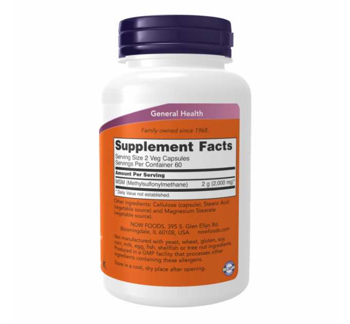 M.S.M 1000mg - 120 vcaps