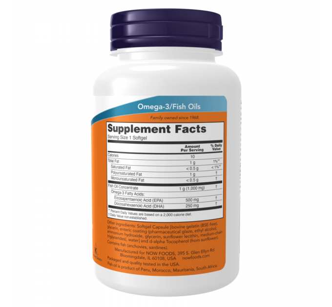 Ultra Omega-3 Fish Oil - 180 Softgels