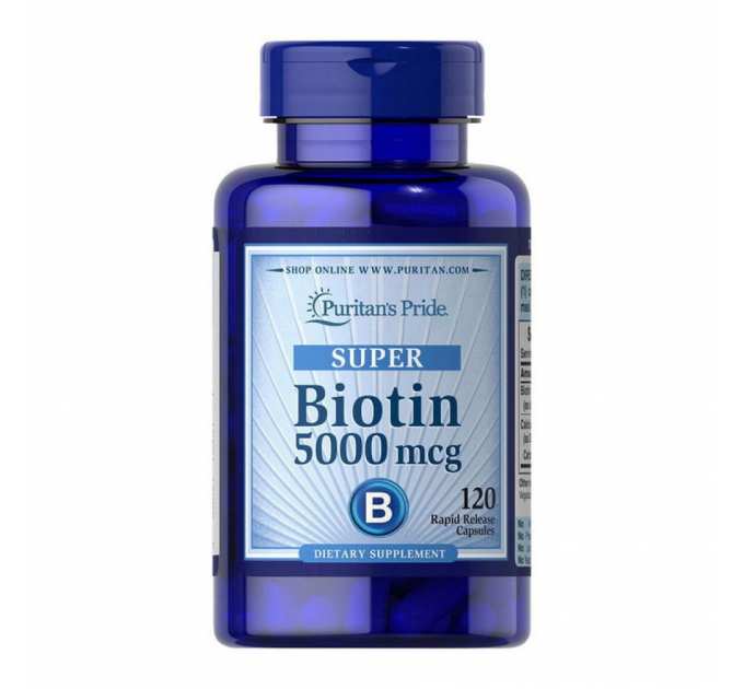 Biotin 5000 mcg - 120 caps
