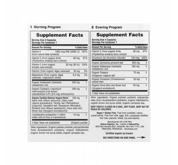 Candida Cleanse 7 Day Program - 28 caps