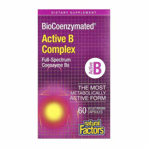 BioCoenzymated Active B Complex - 60 caps