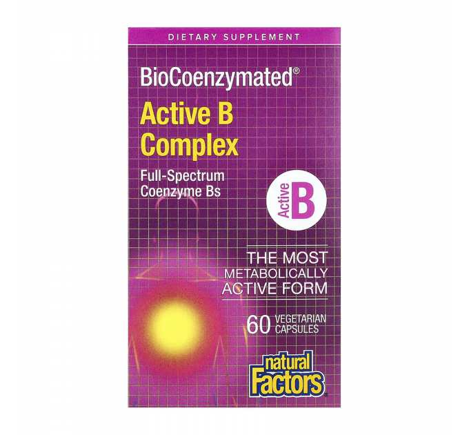 BioCoenzymated Active B Complex - 60 caps