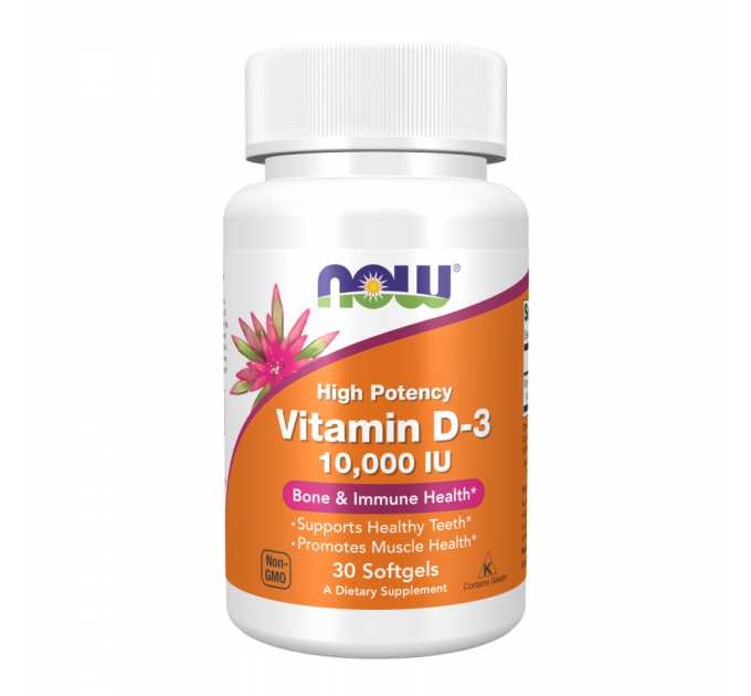 Vitamin D-3 10000 IU - 30 softgels