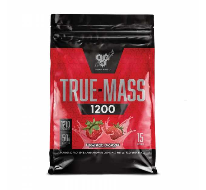 True Mass 1200 - 4730g Strawberry Milkshake