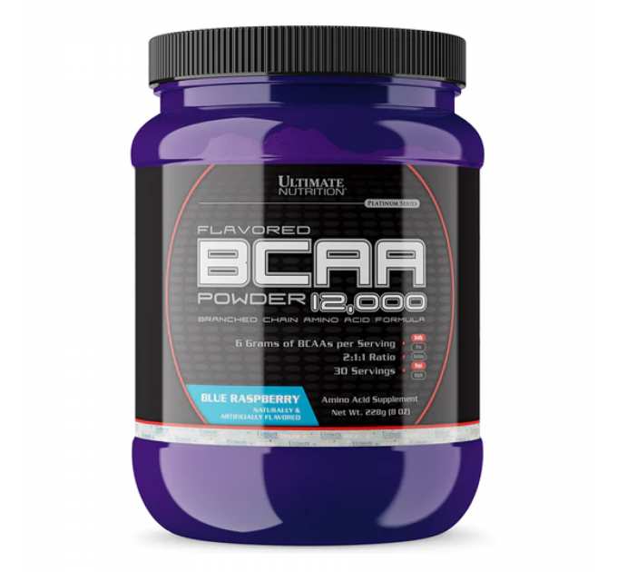 BCAA Powder 12000 - 228g Blue Raspberry