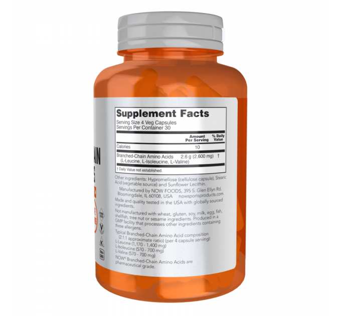 Branch-Chain Amino - 120 vcaps