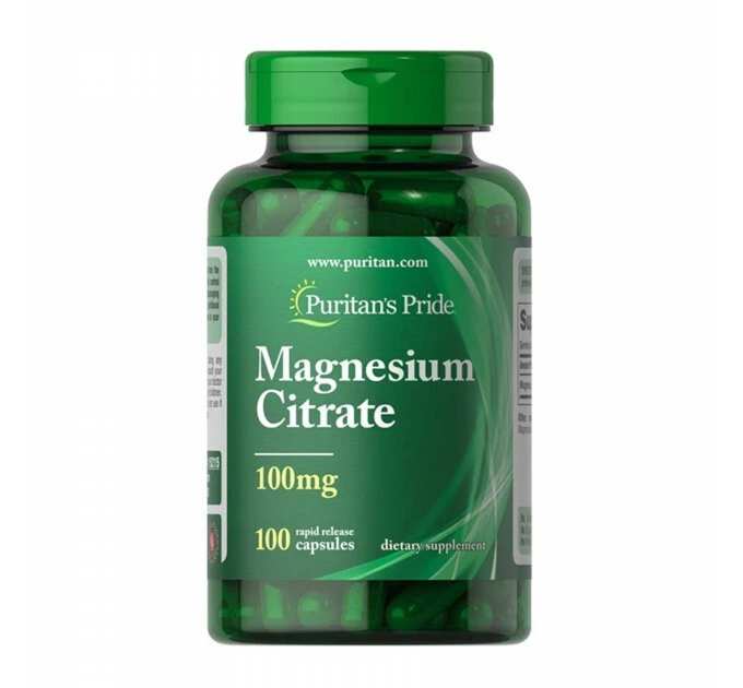 Magnesium Citrate 100mg - 100 caps