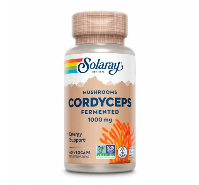 Org Grown Fermented Cordyceps 1000mg - 60 vcaps