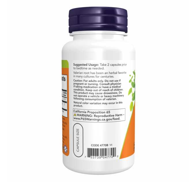Valerian Root 500mg - 100 vcaps