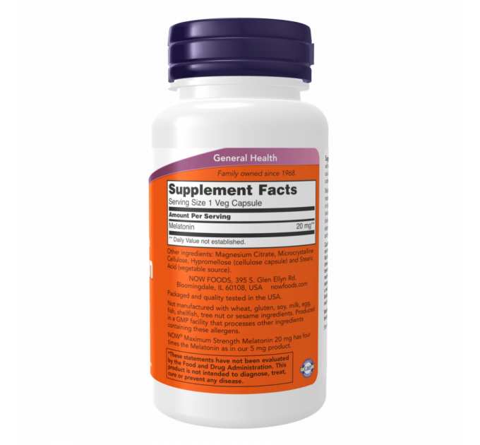 Melatonin 20mg - 90 vcaps