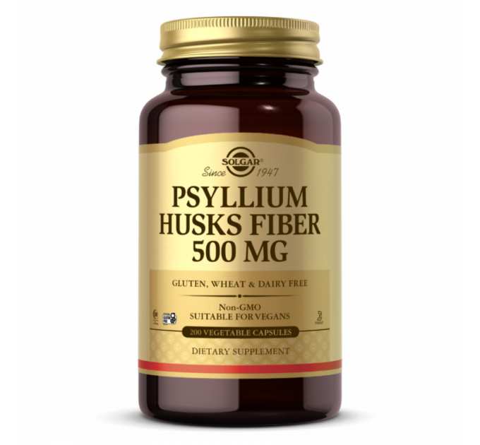 Psyllium Husks Fiber 500mg - 200 Vcaps
