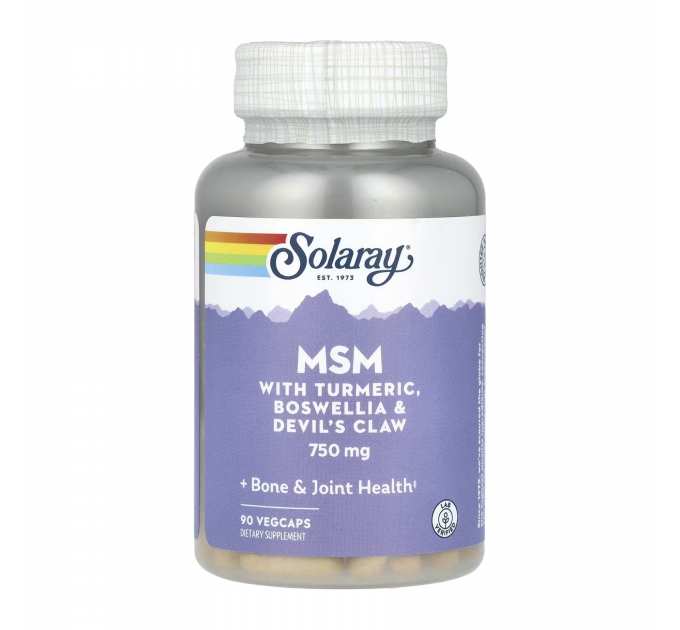 MSM 750mg - 90 cap