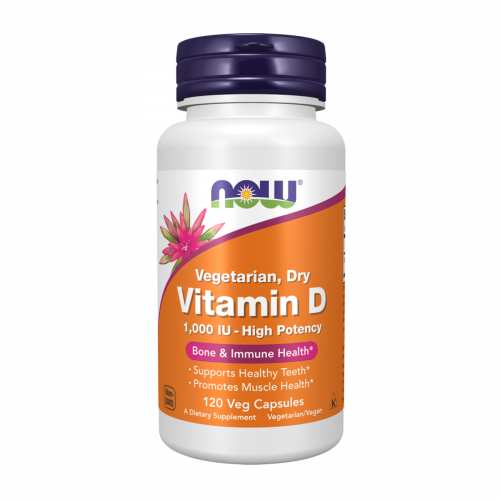Vitamin D 1000 IU Dry - 120 vcaps (Пошкоджена банка)