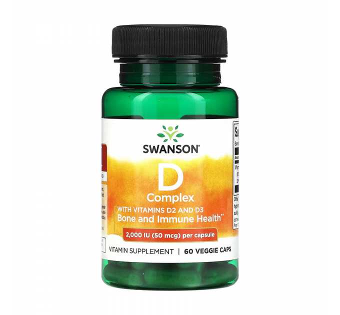 D Complex D2 abd D3 2000iu(50mcg) - 60caps