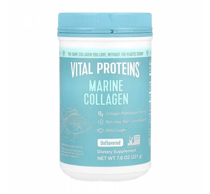 Marine Collagen - 221g Unflavored (Пошкоджена етикетка)