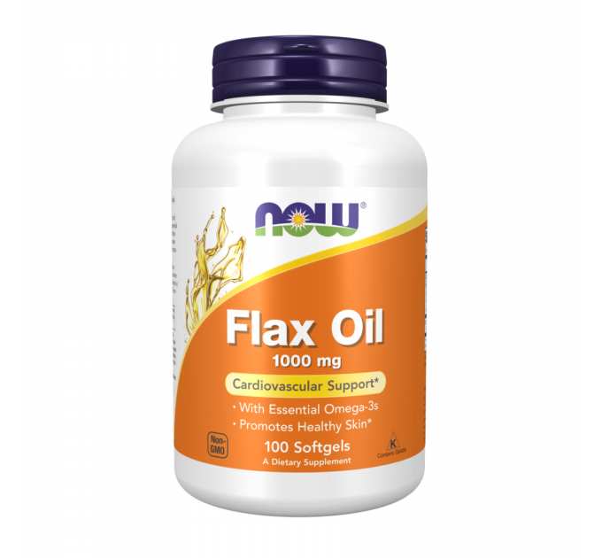 Flax Oil 1000mg - 100 softgels