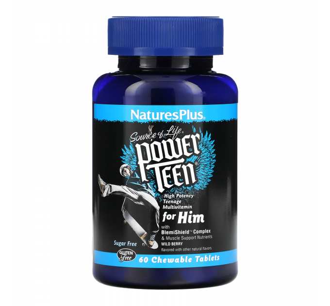 Power Teen His Chewable - 60 tabs