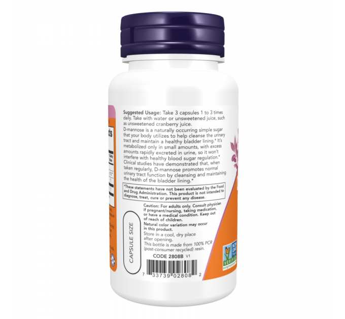 D-Mannose 500mg - 240 vcaps