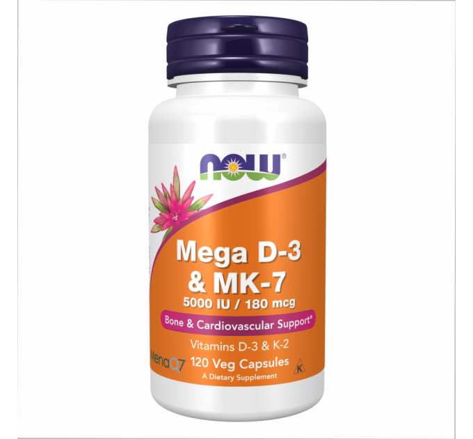 MEGA D-3 & MK-7 - 120 vcaps