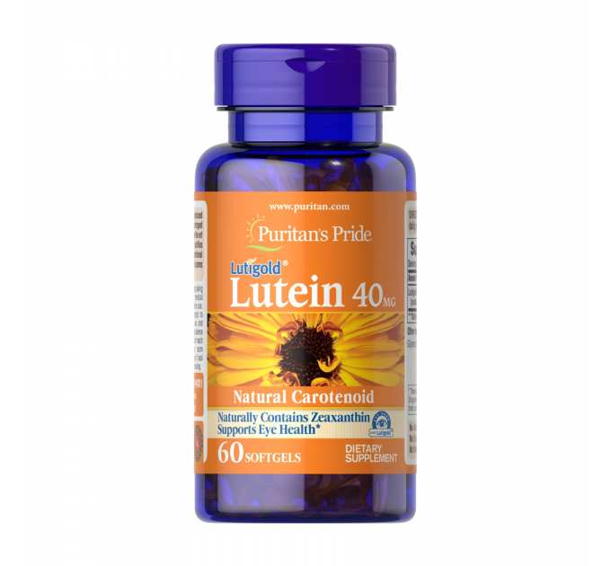 Lutein 40 mg with Zeaxanthin - 60 softgels