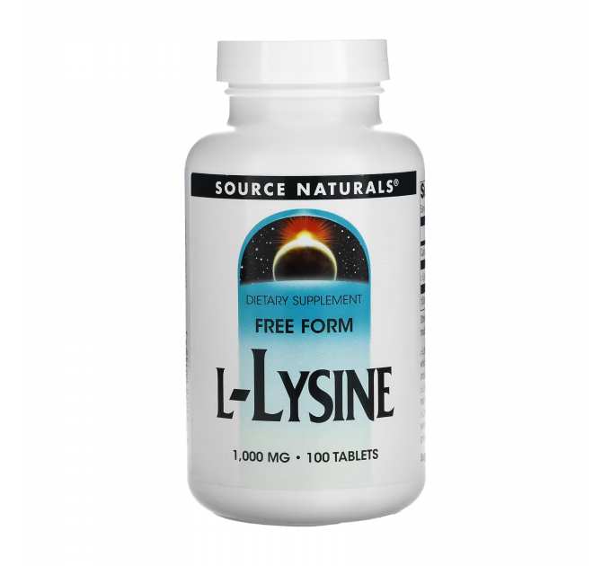 L-Lysine 1000mg - 100 tabs
