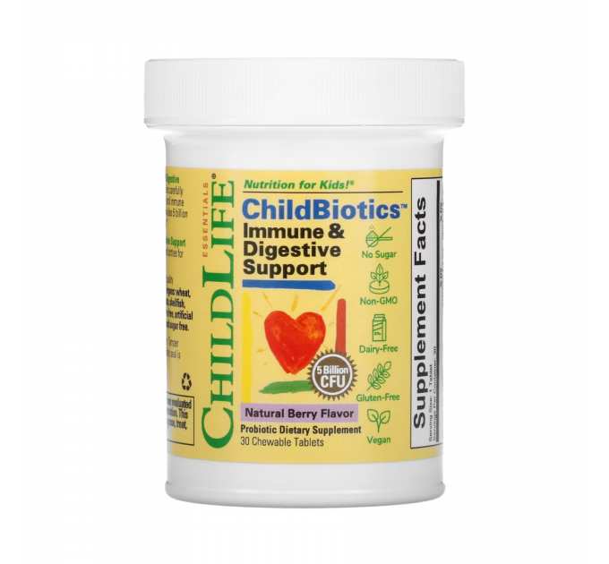 ChildBiotics Immune Digestive Support - 30 chewables