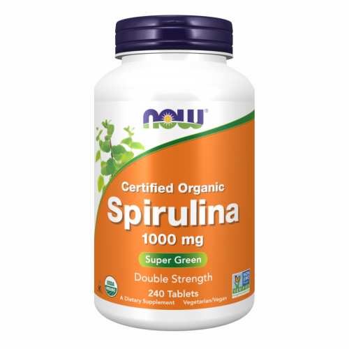 Spirulina 1000mg - 240 tabs (Пошкоджена банка)