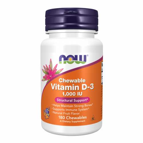 VIT D-3 1000 IU Fruity Chew - 180 loz