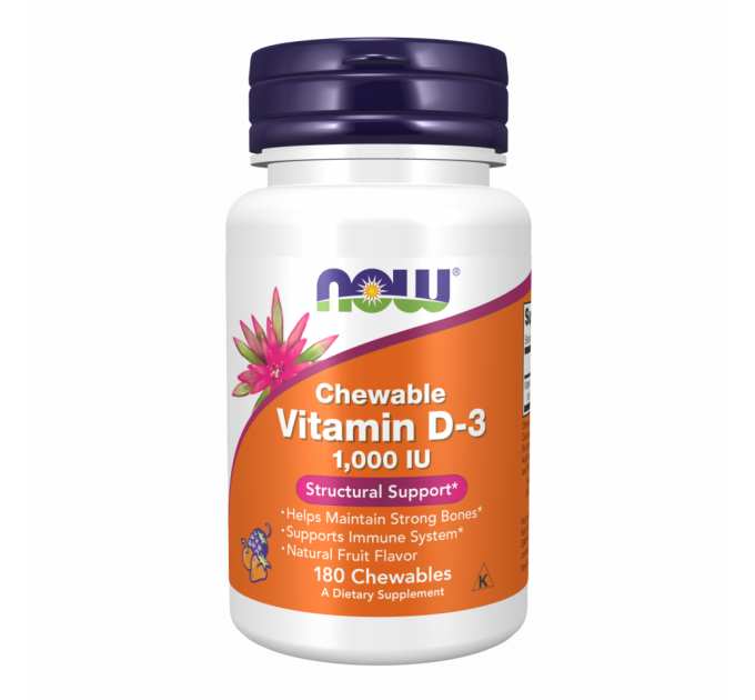 VIT D-3 1000 IU Fruity Chew - 180 loz