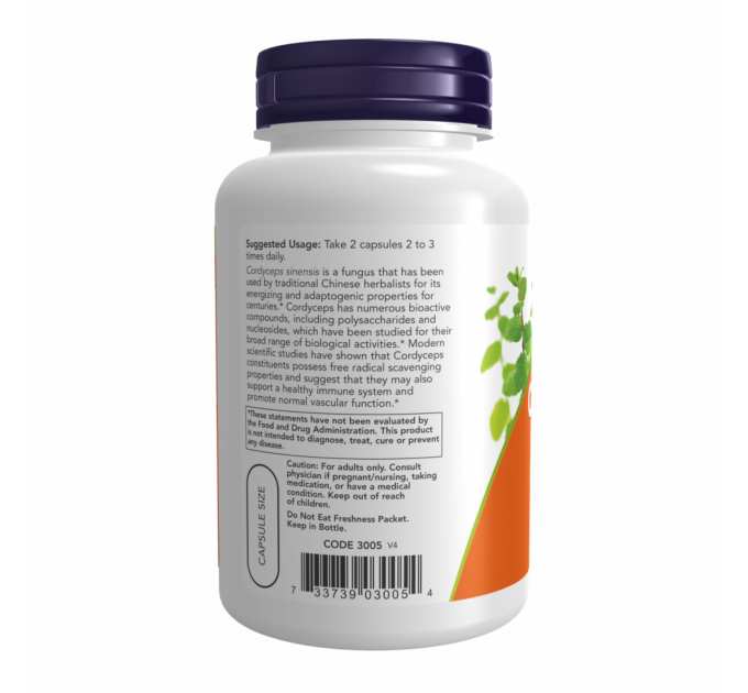 Cordyceps 750 mg - 90 vcaps