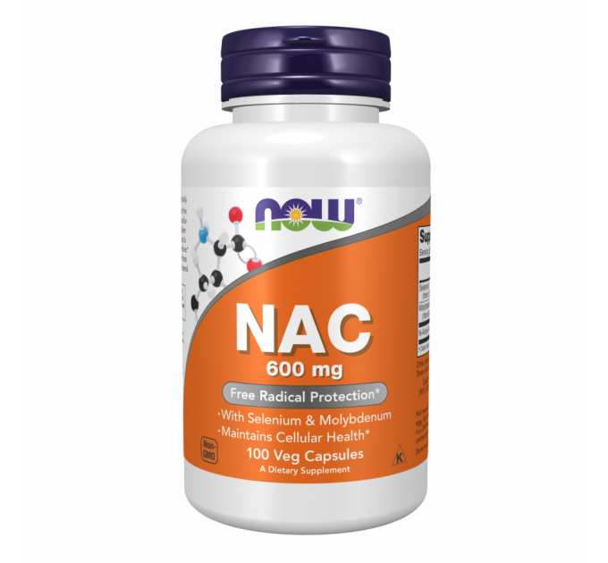 NAC-Acetyl Cysteine 600mg - 100 vcaps