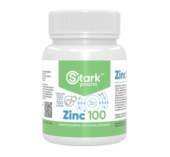 Stark Zinc 100mg - 100tabs