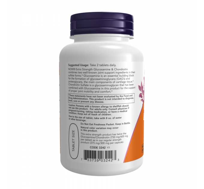 Glucosamine & Chondroitin Extra Strength - 60 tabs