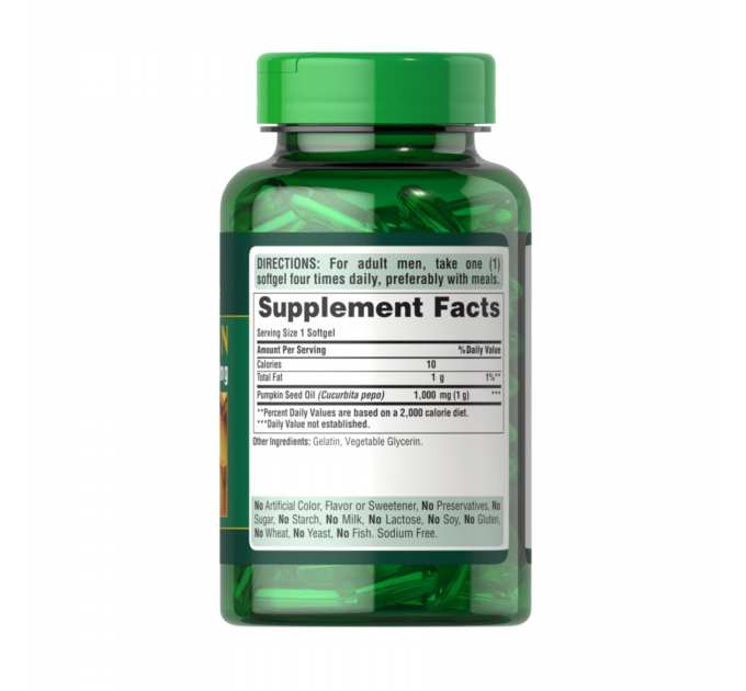 Pumpkin Seed oil 1000mg - 100 softgels