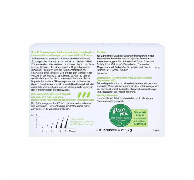 Priorin Intense - 180 caps