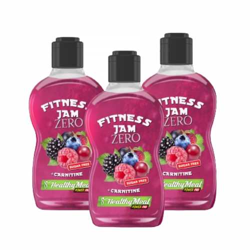Fitnes Jam Sugar Free + L Carnitine - 200g Forest Fruit (Пошкоджена банка)