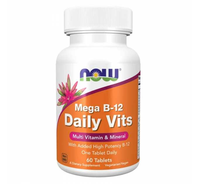 Mega B-12 Daily Vits Multi - 60 tabs